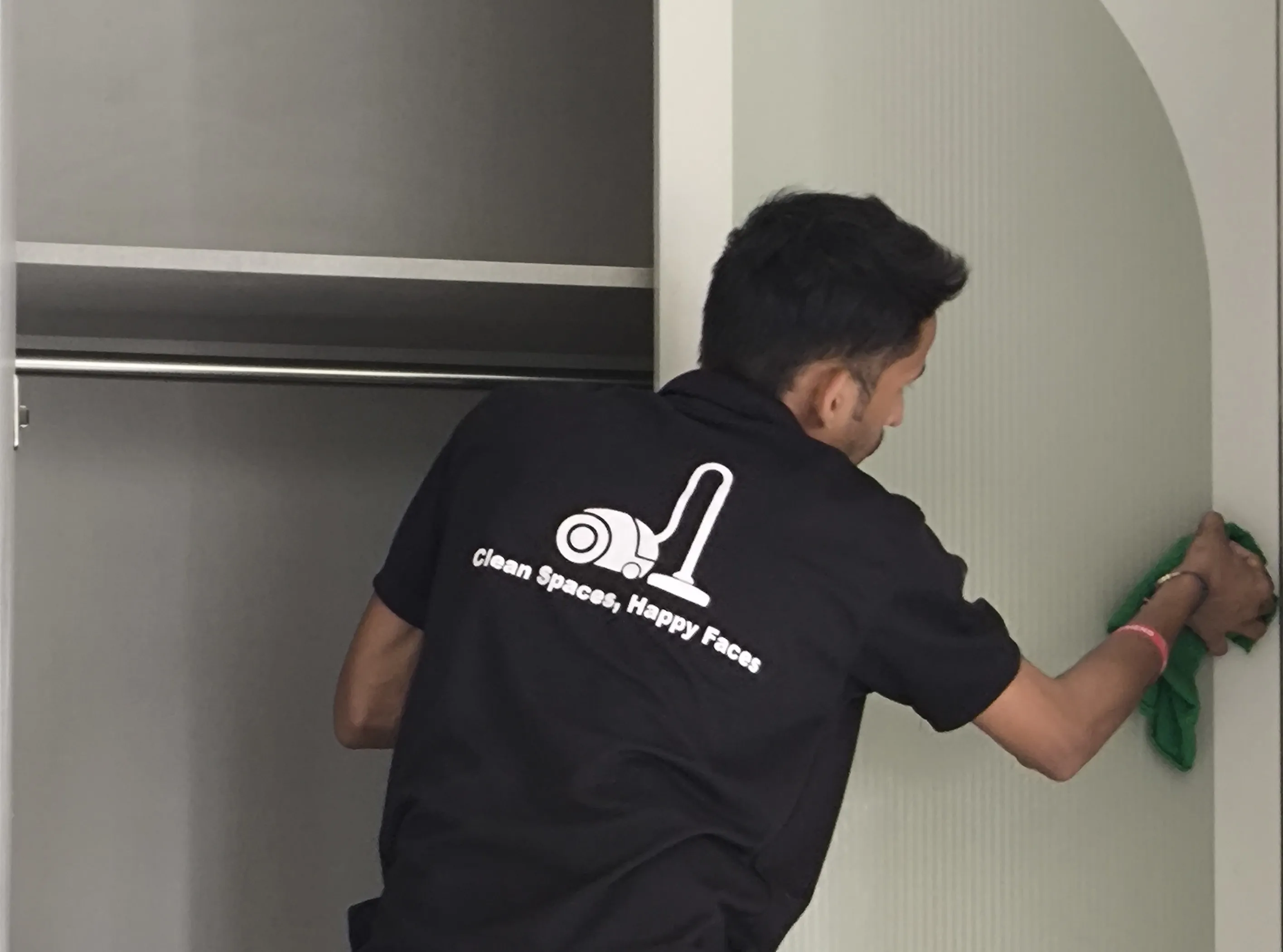 Professional home cleaning team in Hyderabad performing deep cleaning service